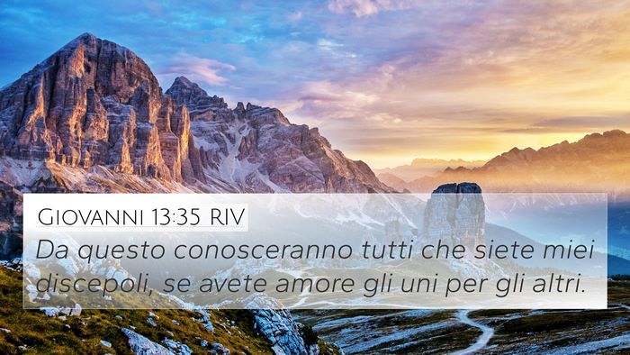 Giovanni 13:35 RIV Bible Verse Image