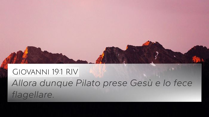Giovanni 19:1 RIV Bible Verse Image