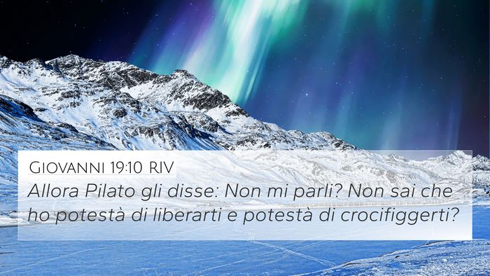 Giovanni 19:10 RIV Bible Verse Image