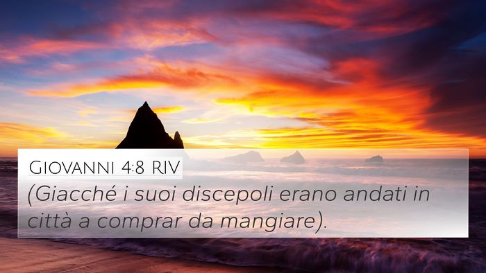 Giovanni 4:8 RIV Bible Verse Image