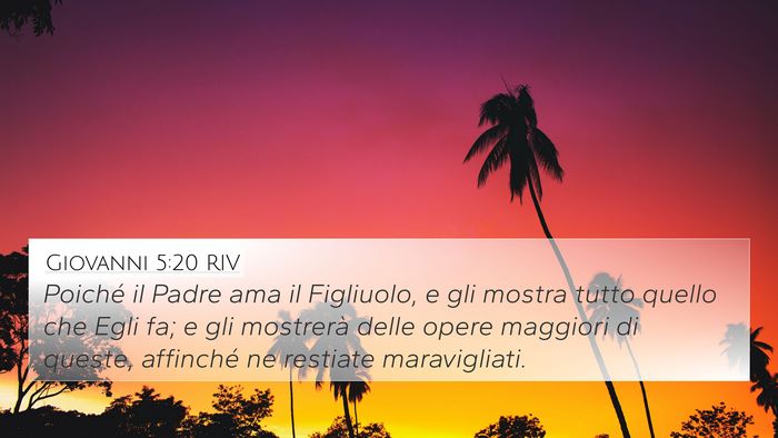 Giovanni 5:20 RIV Bible Verse Image