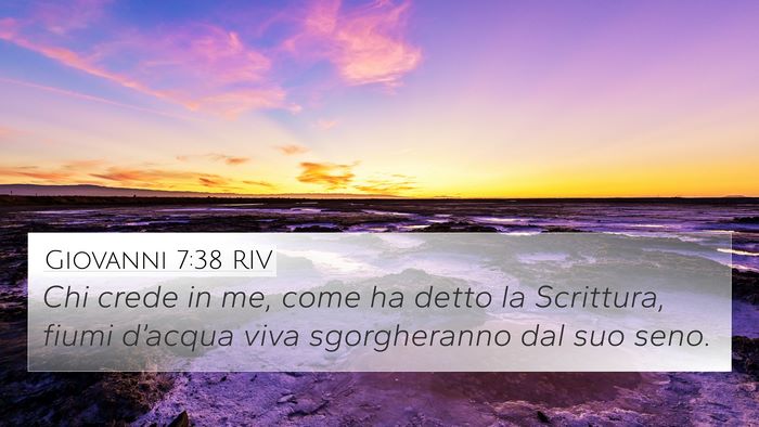 Giovanni 7:38 RIV Bible Verse Image