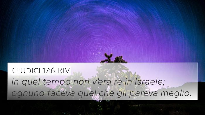 Giudici 17:6 RIV Bible Verse Image