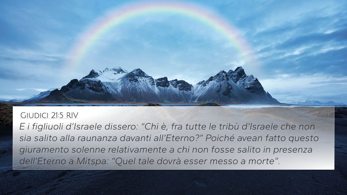 Giudici 21:5 RIV Bible Verse Image