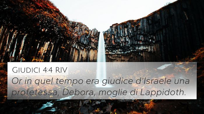 Giudici 4:4 RIV Bible Verse Image