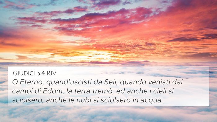Giudici 5:4 RIV Bible Verse Image