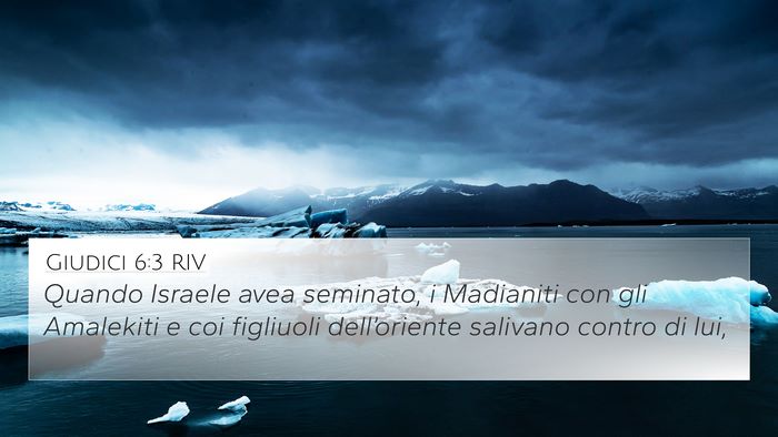 Giudici 6:3 RIV Bible Verse Image