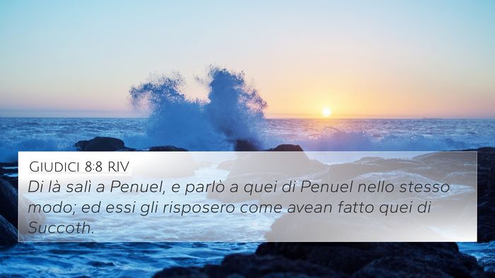 Giudici 8:8 RIV Bible Verse Image