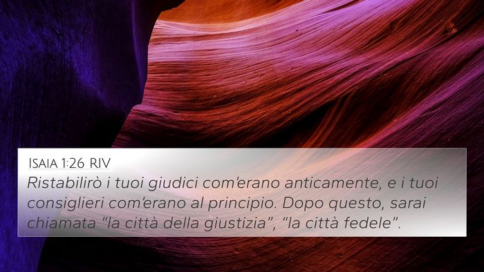 Isaia 1:26 RIV Bible Verse Image