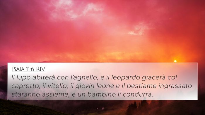 Isaia 11:6 RIV Bible Verse Image