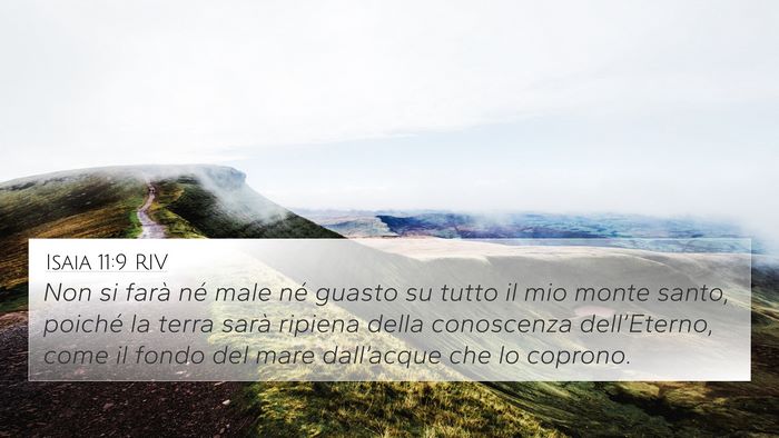Isaia 11:9 RIV Bible Verse Image