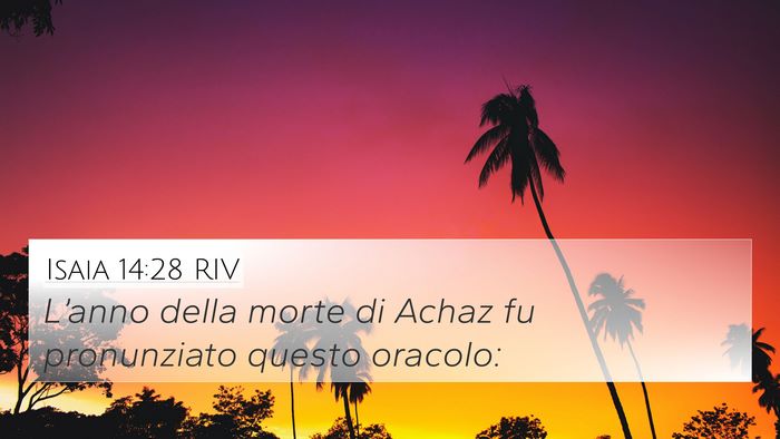 Isaia 14:28 RIV Bible Verse Image