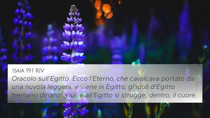 Isaia 19:1 RIV Bible Verse Image