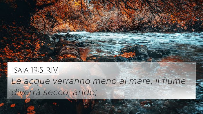 Isaia 19:5 RIV Bible Verse Image