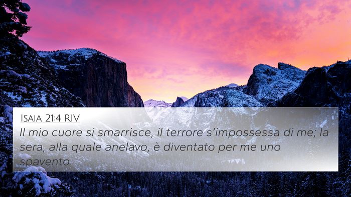 Isaia 21:4 RIV Bible Verse Image
