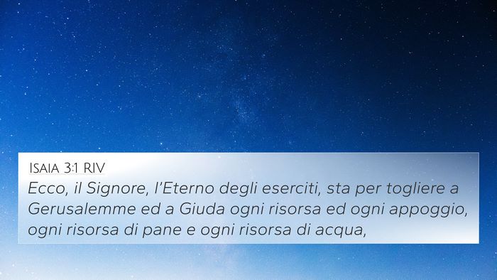 Isaia 3:1 RIV Bible Verse Image