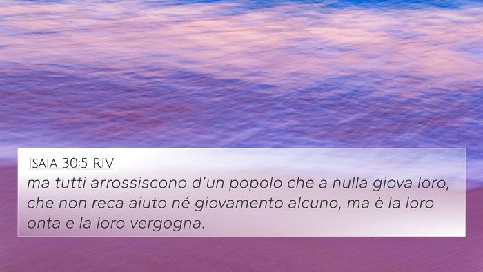 Isaia 30:5 RIV Bible Verse Image