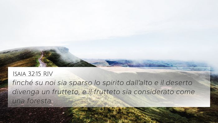 Isaia 32:15 RIV Bible Verse Image