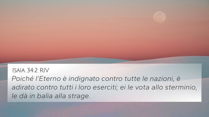 Isaia 34:2 RIV Bible Verse Image