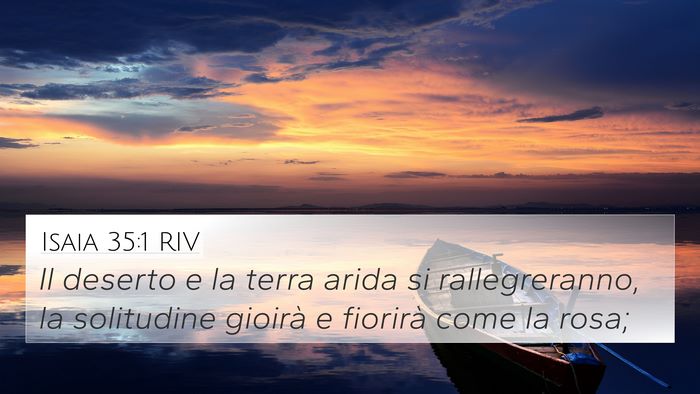 Isaia 35:1 RIV Bible Verse Image