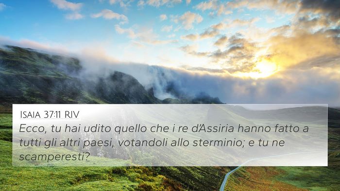 Isaia 37:11 RIV Bible Verse Image