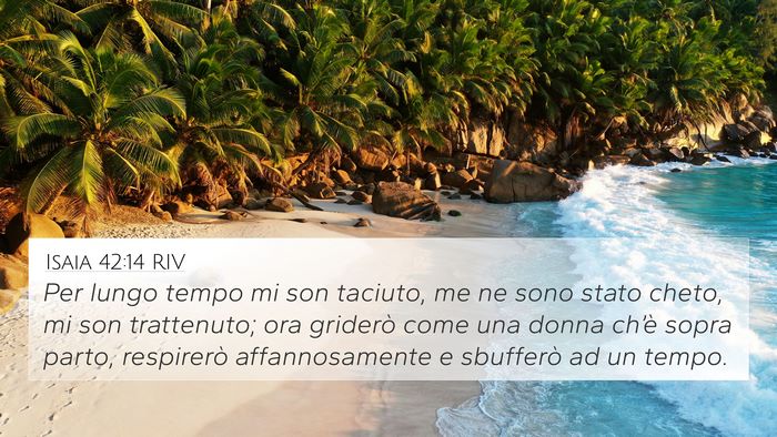 Isaia 42:14 RIV Bible Verse Image