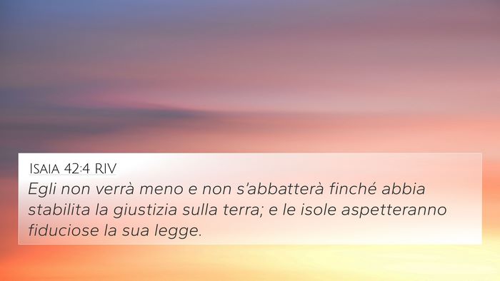 Isaia 42:4 RIV Bible Verse Image
