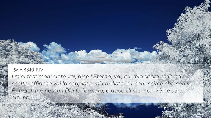 Isaia 43:10 RIV Bible Verse Image