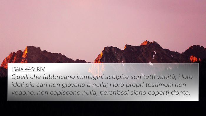 Isaia 44:9 RIV Bible Verse Image