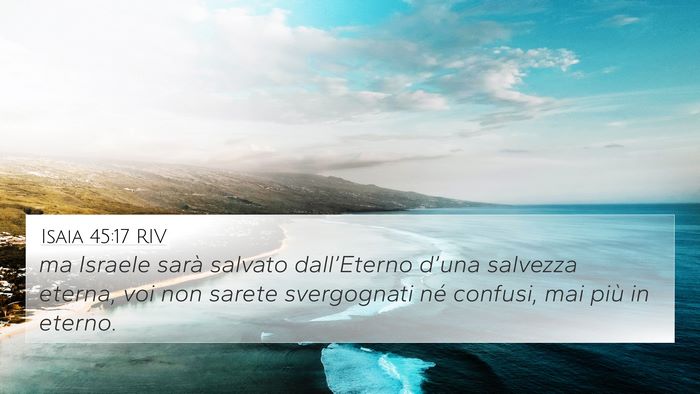 Isaia 45:17 RIV Bible Verse Image