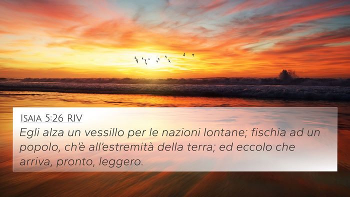 Isaia 5:26 RIV Bible Verse Image