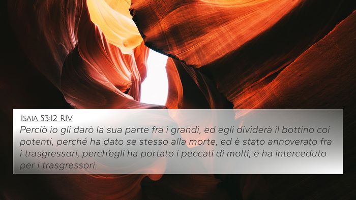 Isaia 53:12 RIV Bible Verse Image