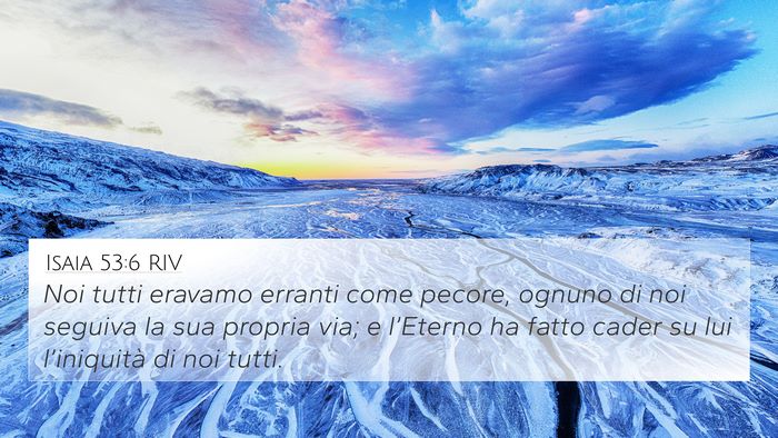 Isaia 53:6 RIV Bible Verse Image