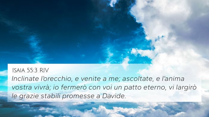 Isaia 55:3 RIV Bible Verse Image