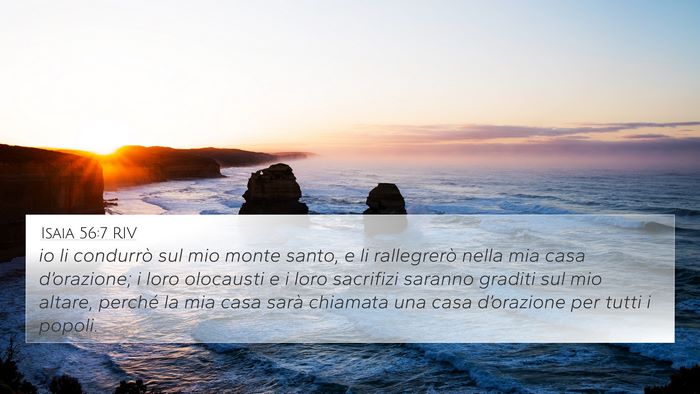 Isaia 56:7 RIV Bible Verse Image