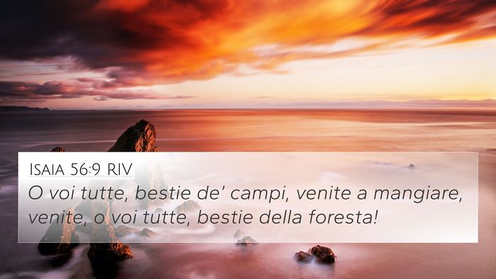 Isaia 56:9 RIV Bible Verse Image