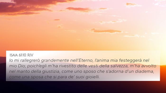 Isaia 61:10 RIV Bible Verse Image