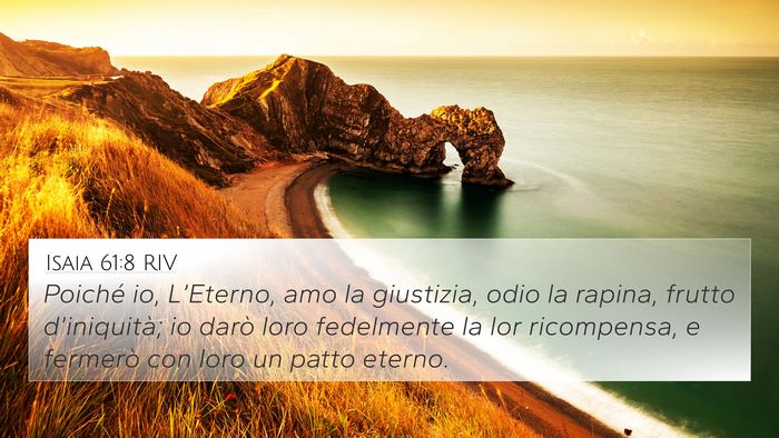 Isaia 61:8 RIV Bible Verse Image