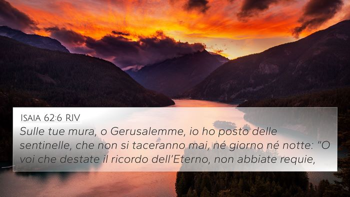 Isaia 62:6 RIV Bible Verse Image