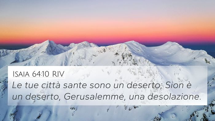 Isaia 64:10 RIV Bible Verse Image