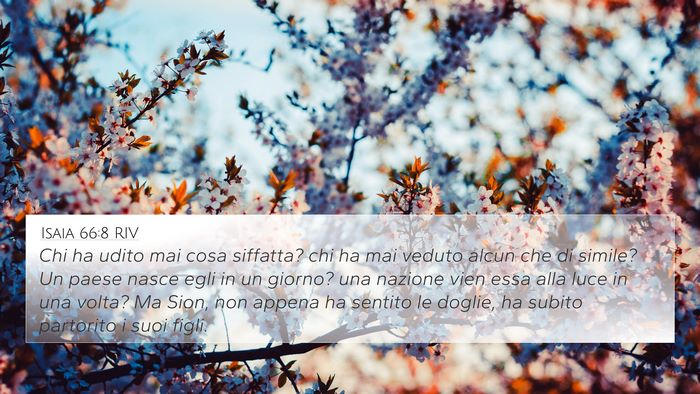 Isaia 66:8 RIV Bible Verse Image