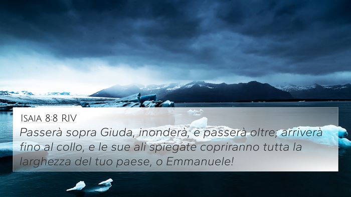 Isaia 8:8 RIV Bible Verse Image