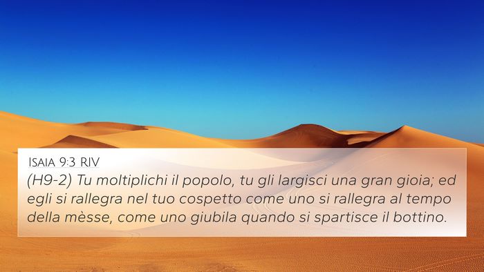 Isaia 9:3 RIV Bible Verse Image