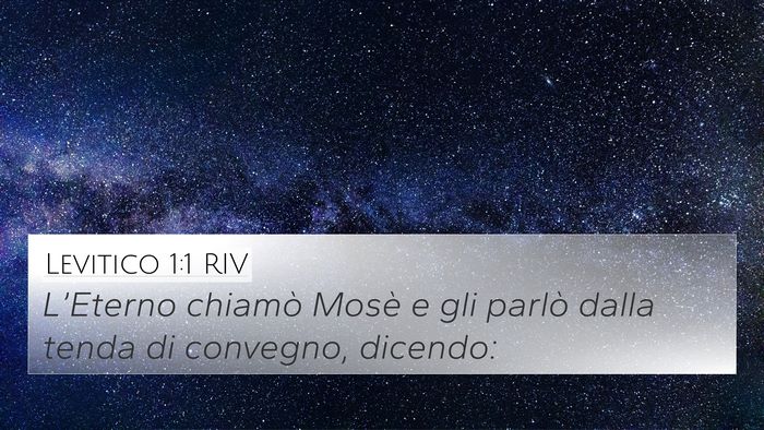 Levitico 1:1 RIV Bible Verse Image
