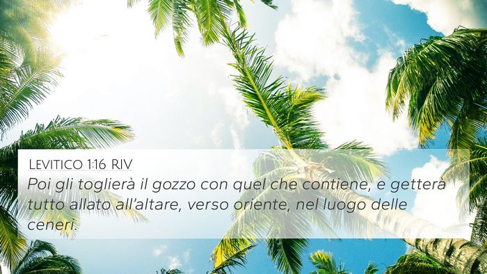 Levitico 1:16 RIV Bible Verse Image