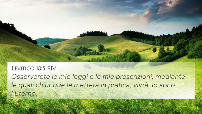 Levitico 18:5 RIV Bible Verse Image