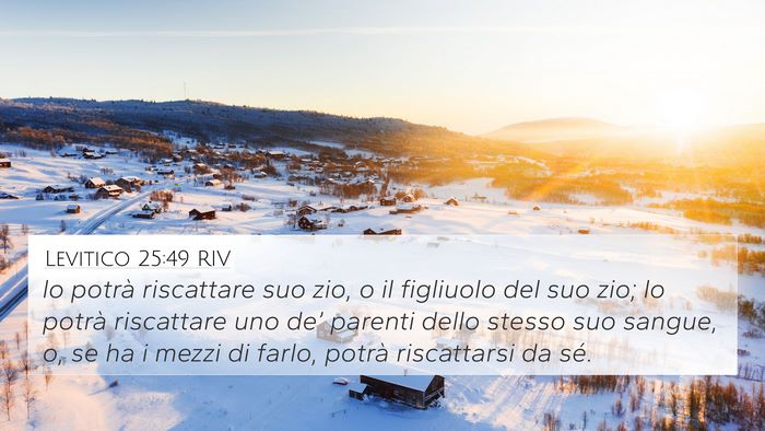Levitico 25:49 RIV Bible Verse Image