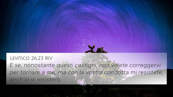 Levitico 26:23 RIV Bible Verse Image
