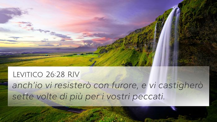 Levitico 26:28 RIV Bible Verse Image