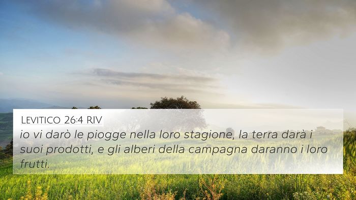 Levitico 26:4 RIV Bible Verse Image